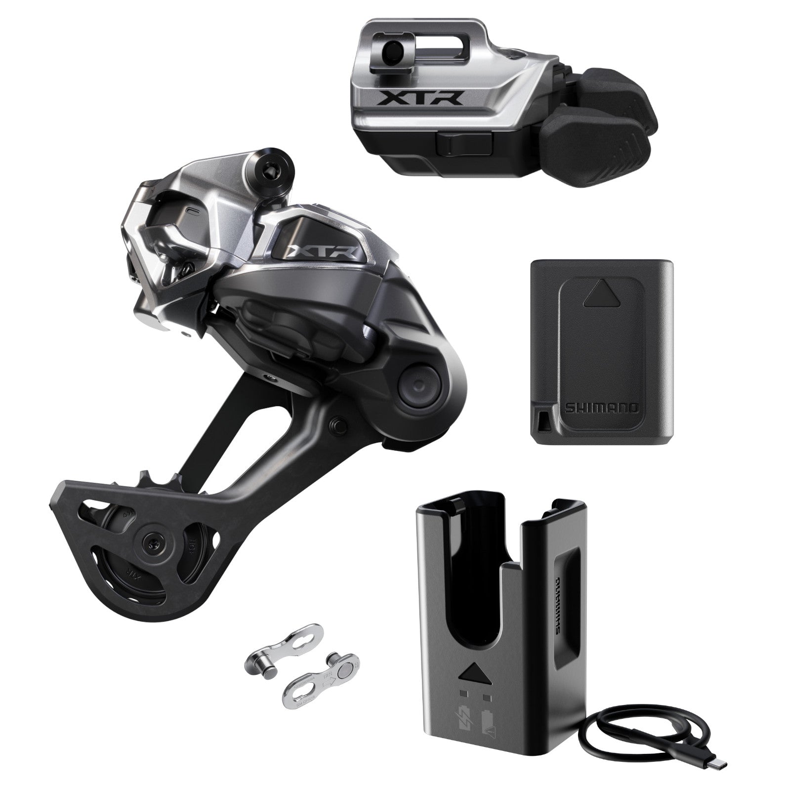 SHIMANO GP-M9250 Di2 Drive Train Kit XTR RD-M9250-GS, BT-DN320 EC-DN100, SW-M9250IR I-SPEC EV